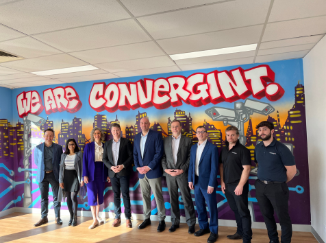 Convergint Oceania’s Managing Director Dean Monaghan meeting with Ben Carroll the Victorian Minister for Public Transport