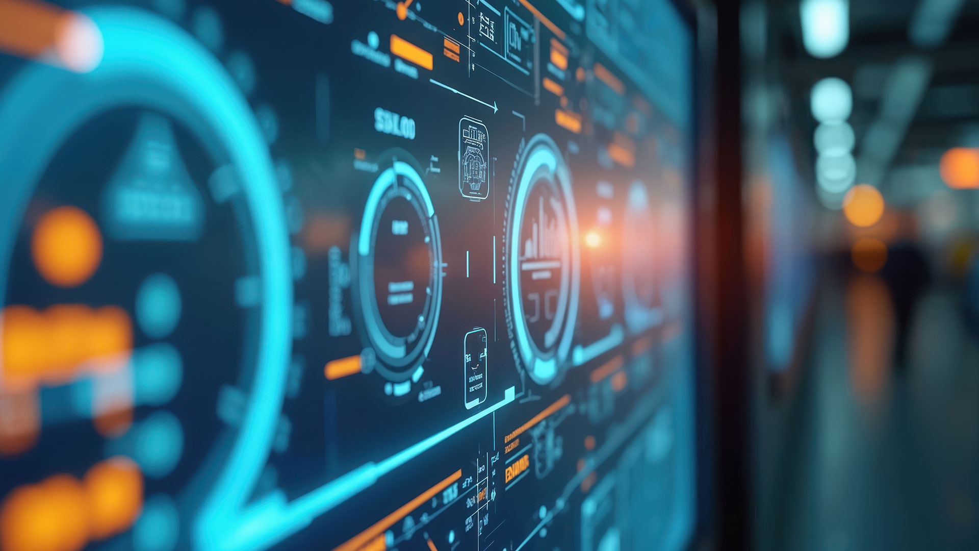 Sensitive storage with blurred background